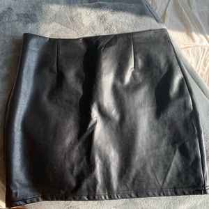 Talula Faux Leather Skirt
